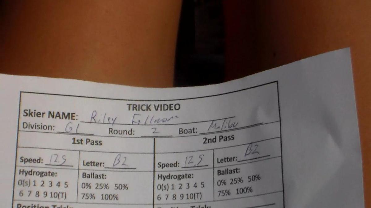 Riley Fillmore G1 Round 2 Pass 1