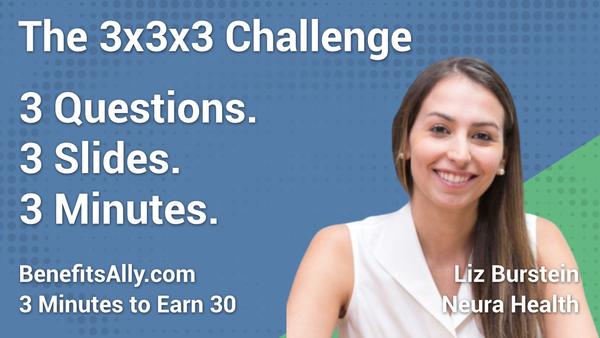 Neura Health - 3x3x3 Challenge with Liz Burstein