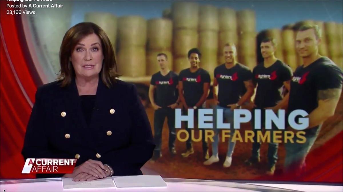 A Current Affair - Farmers Drought - Rural Aid - Australian Firefighters Calendar 