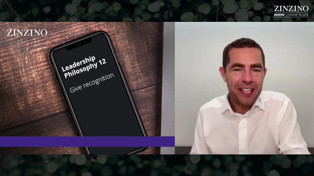 Leadership Philosophy 12 – Give recognition