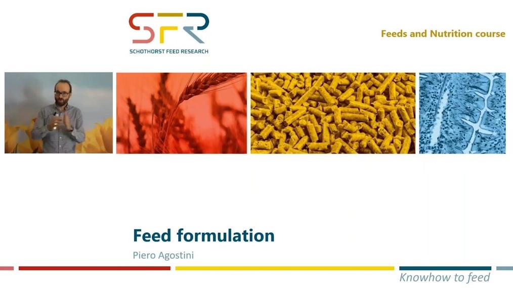 Introduction Feed Formulation