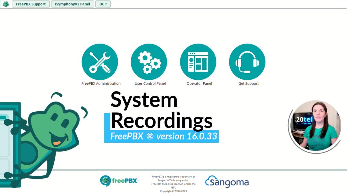 How-to FreePBX 16 (Episode #3) System Recordings
