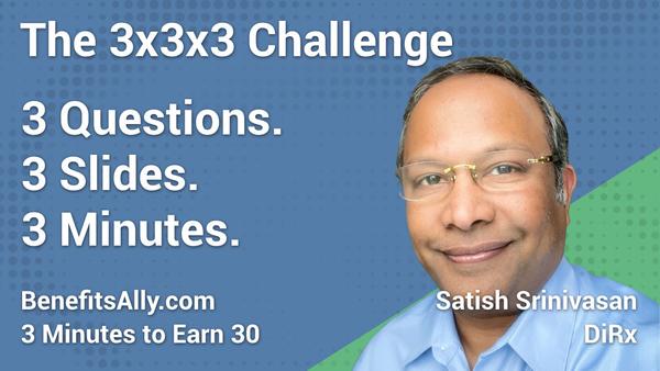 DiRx - 3x3x3 Challenge with Satish Srinivasan