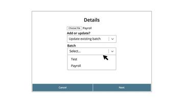 FBOB07 - Batch Payee List - Import a Batch from File