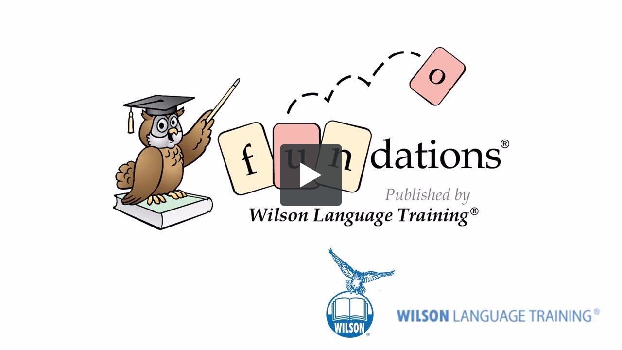 About Fundations Wilson Language Training