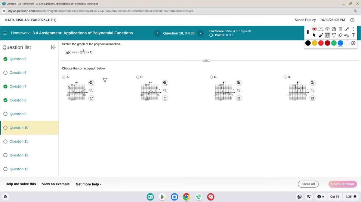 Math 1050 3.4 #10