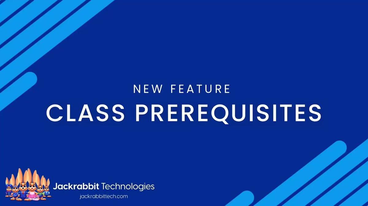 NEW | Class Prerequisites