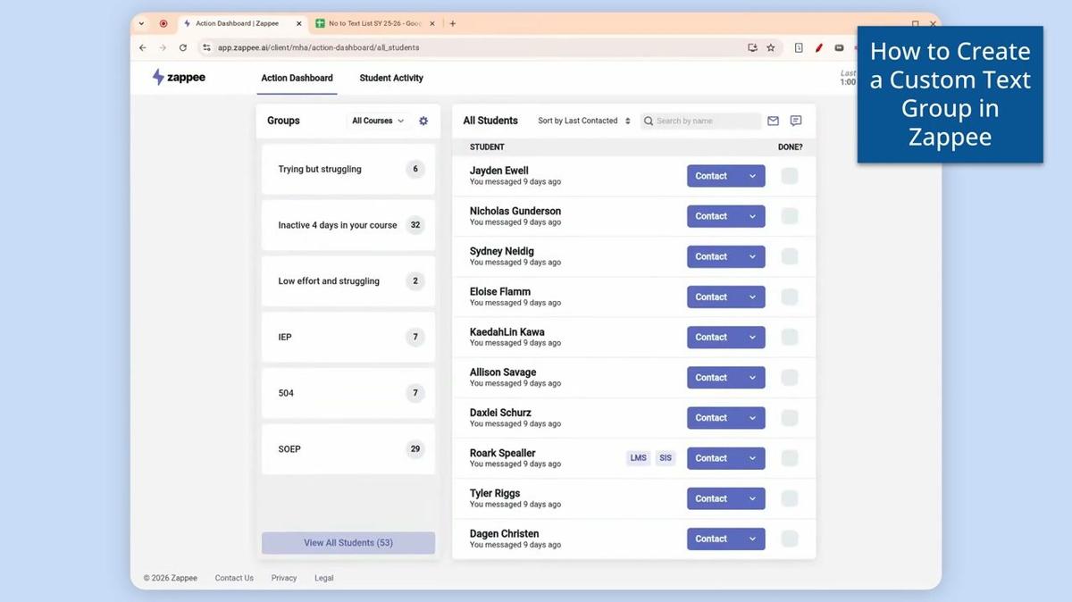 Zappee Tutorial: Custom Text List