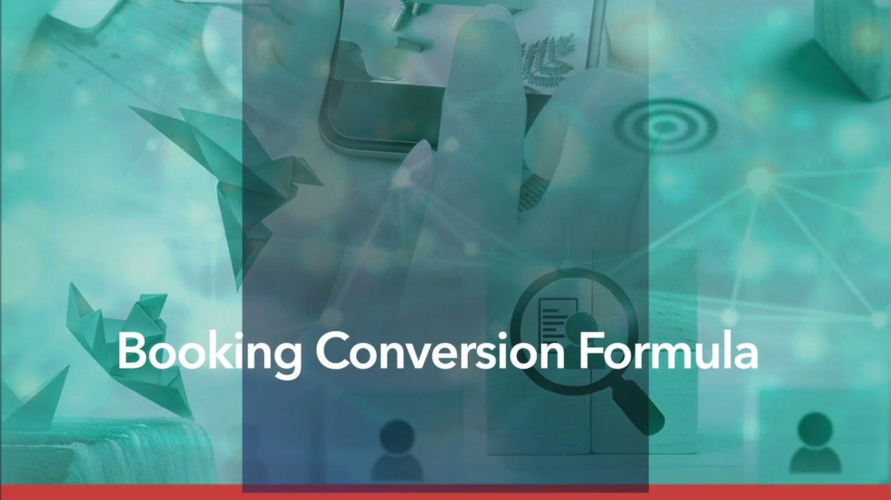 Booking conversion formula next steps