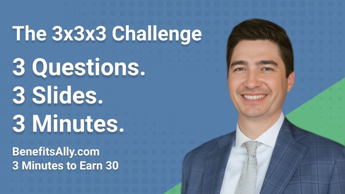 Benefitly - 3x3x3 Challenge with Ross Davis