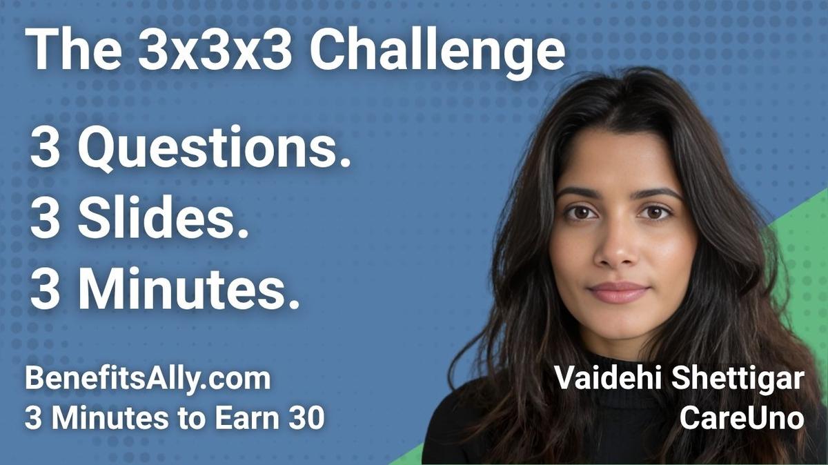 CareUno - 3x3x3 Challenge With Vaidehi Shettigar