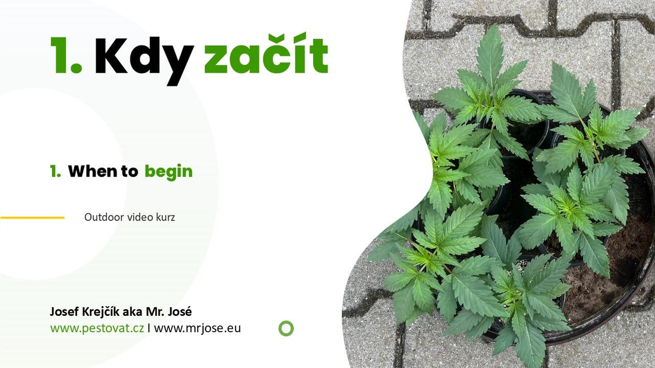 1. lekce: Kdy začít