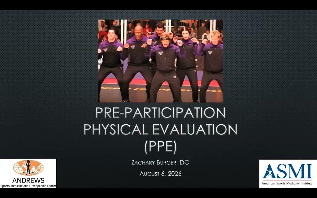 Pre-participation Physical Exam