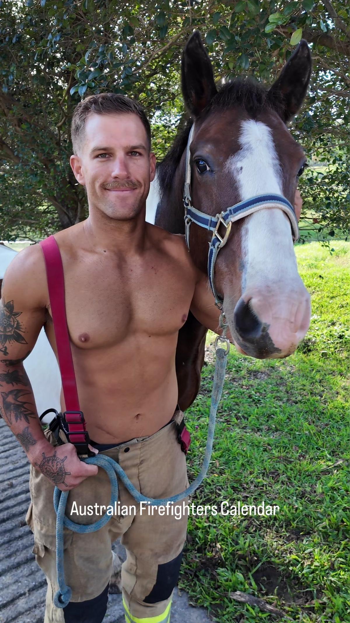 Wave hello to the Australian Firefighters Calendar crew