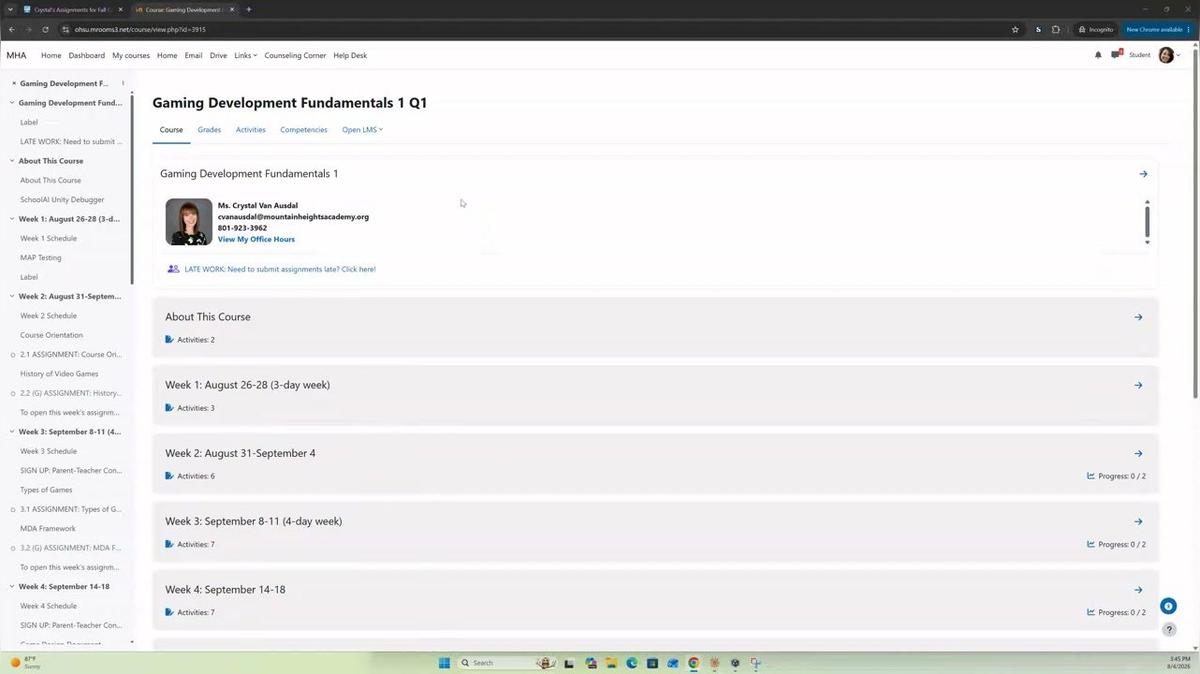 Gaming Development Fundamentals Software Explanations