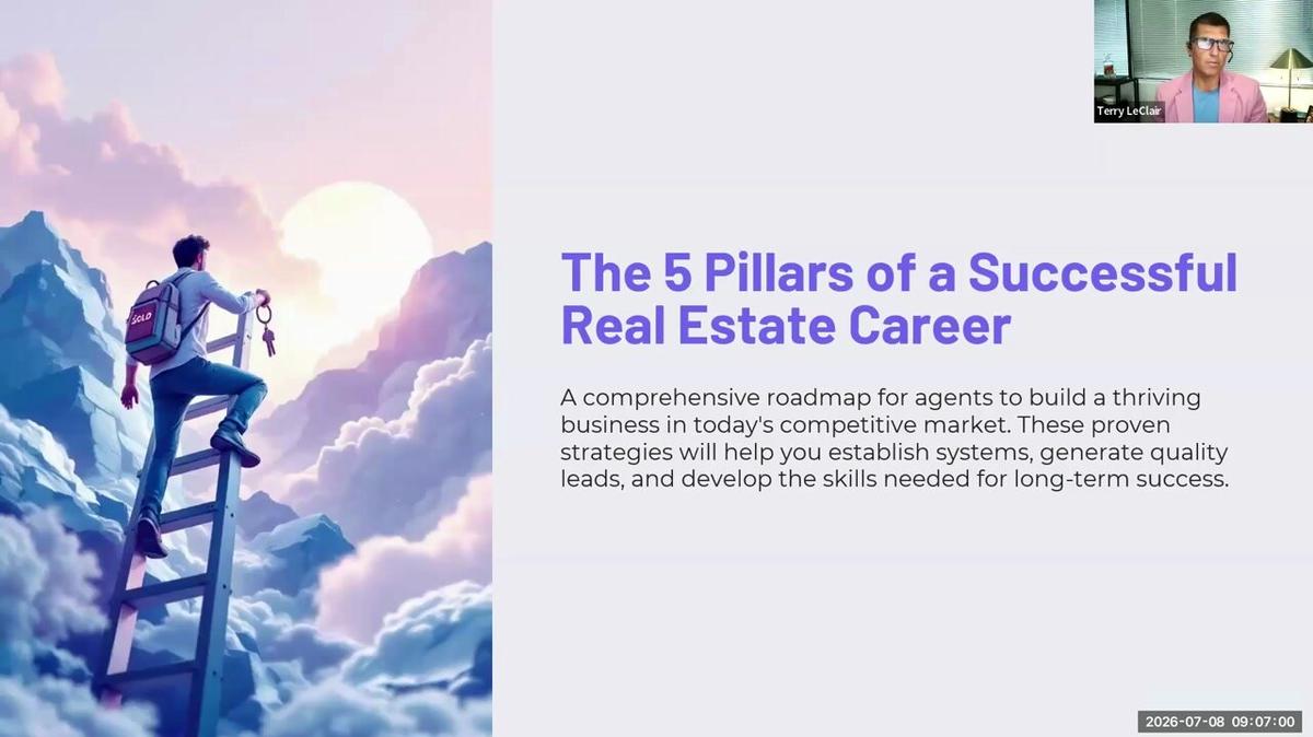 The 5 Pillars of a Successful Real Estate Career  w/ Terry LeClair (7-8-26)