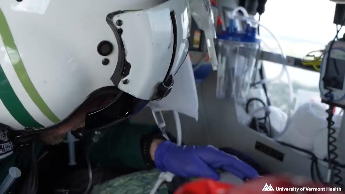 Critical Care Transport Helicopter