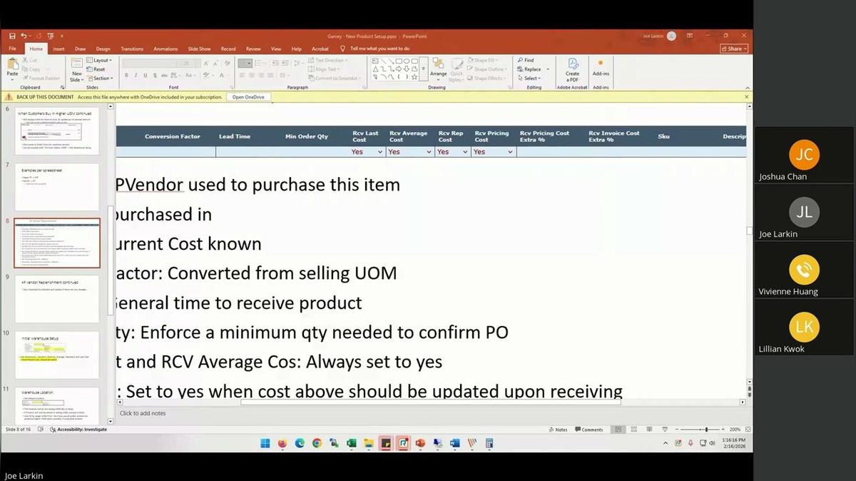 2/16/26 Training Slides Review