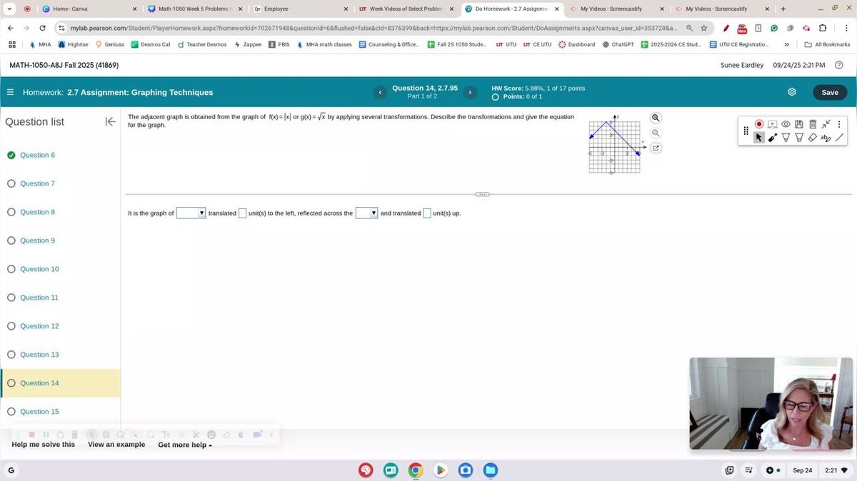 Math 1050 2.7 #14