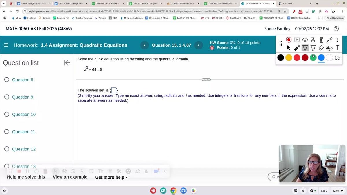 Math 1050 1.4 #15