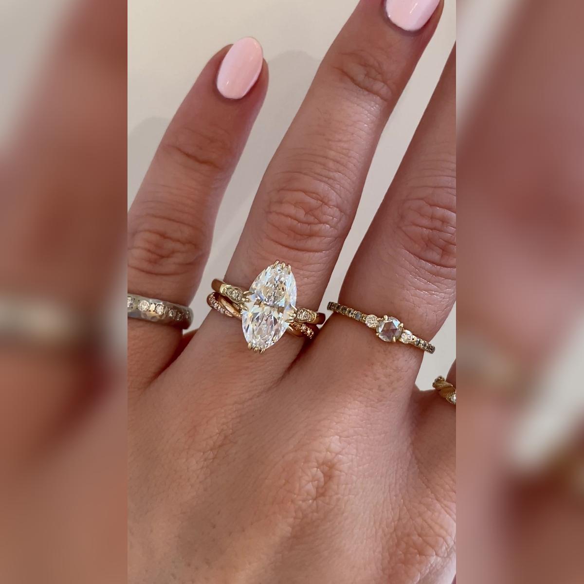 Trianna Oval Wedding Band Pairings