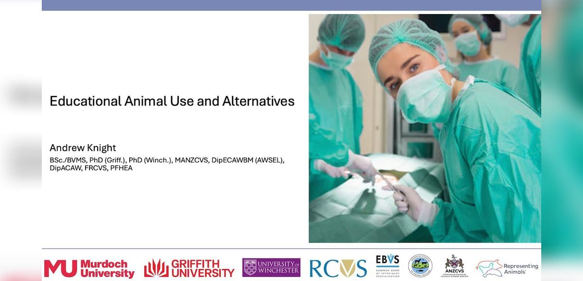 Educational animal use and alternatives