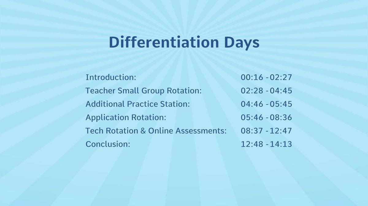 Differentiation Days v004