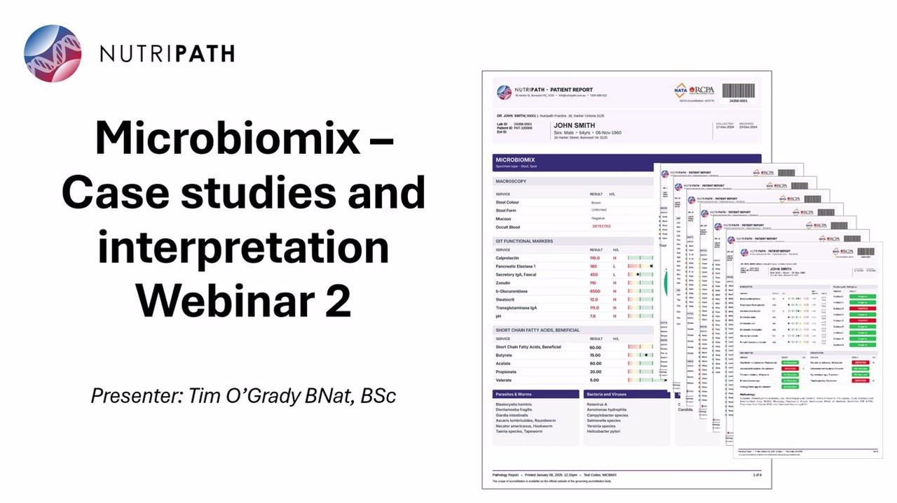Webinar 10 - Microbiomix Part 2 with Tim O'Grady