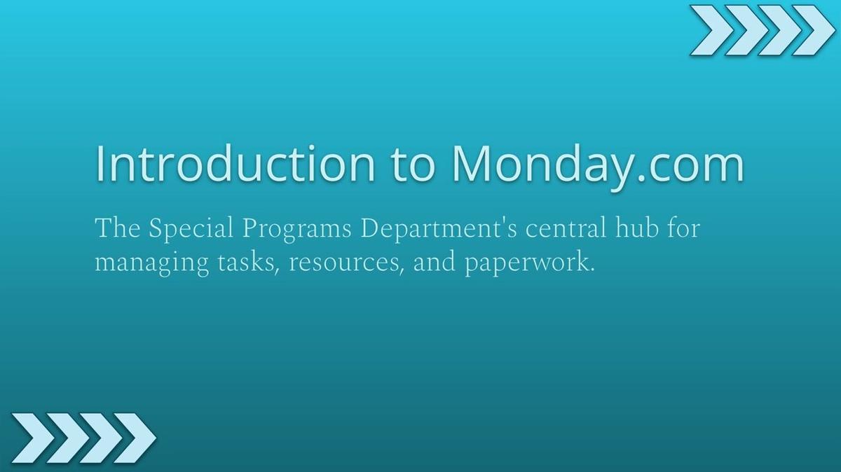 Monday.com: Introduction