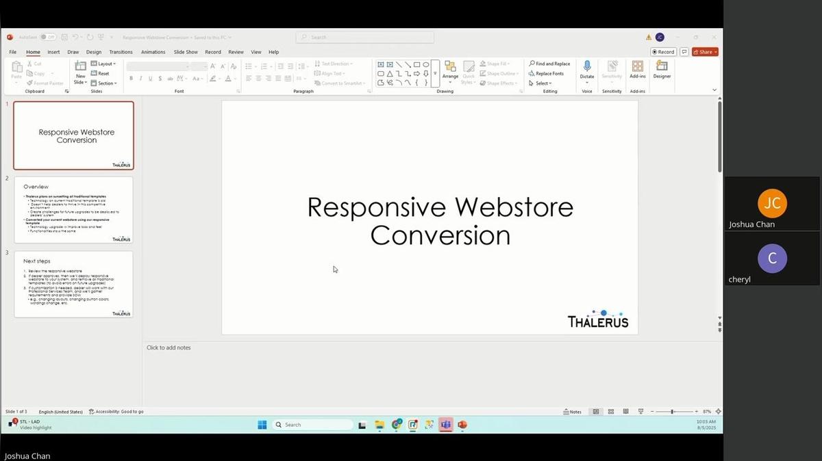 STLB Responsive Webstore Conversion Review