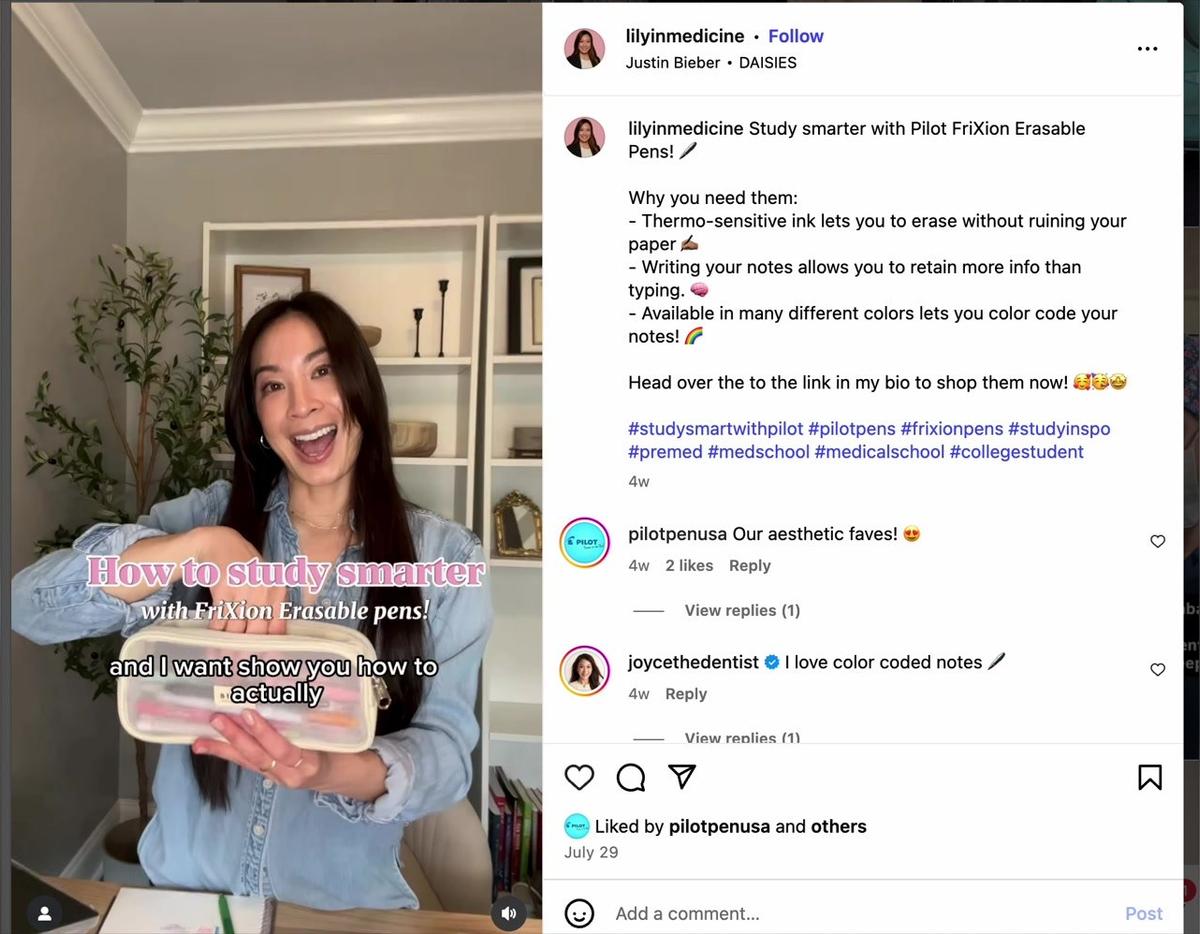 Lily in Med - IG Reel