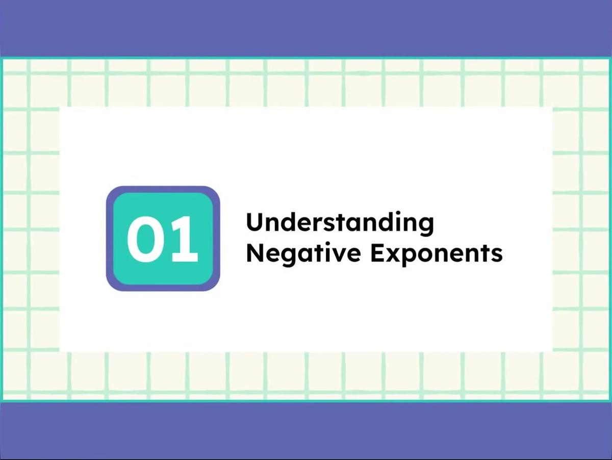 2.14 Negative Exponents - SMR-1