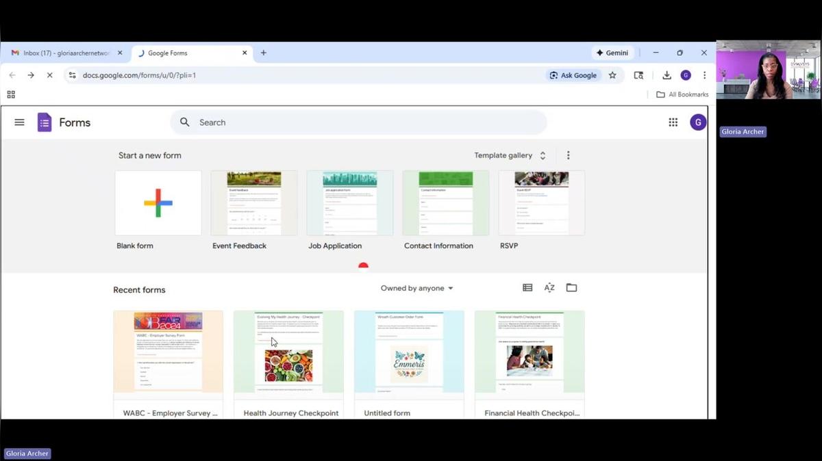 Internal Training - Creating Forms In Google