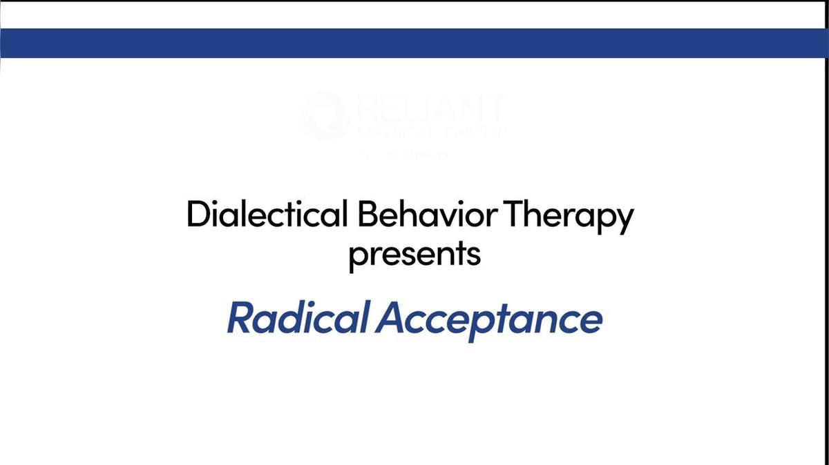 Radical Acceptance