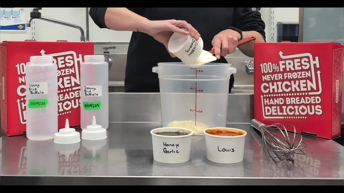 Creamy Blue Buffalo Sauce Video