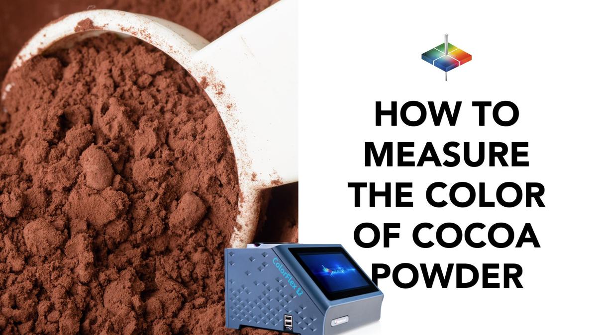 Ensuring Quality: How to Measure the Color of Cocoa powder
