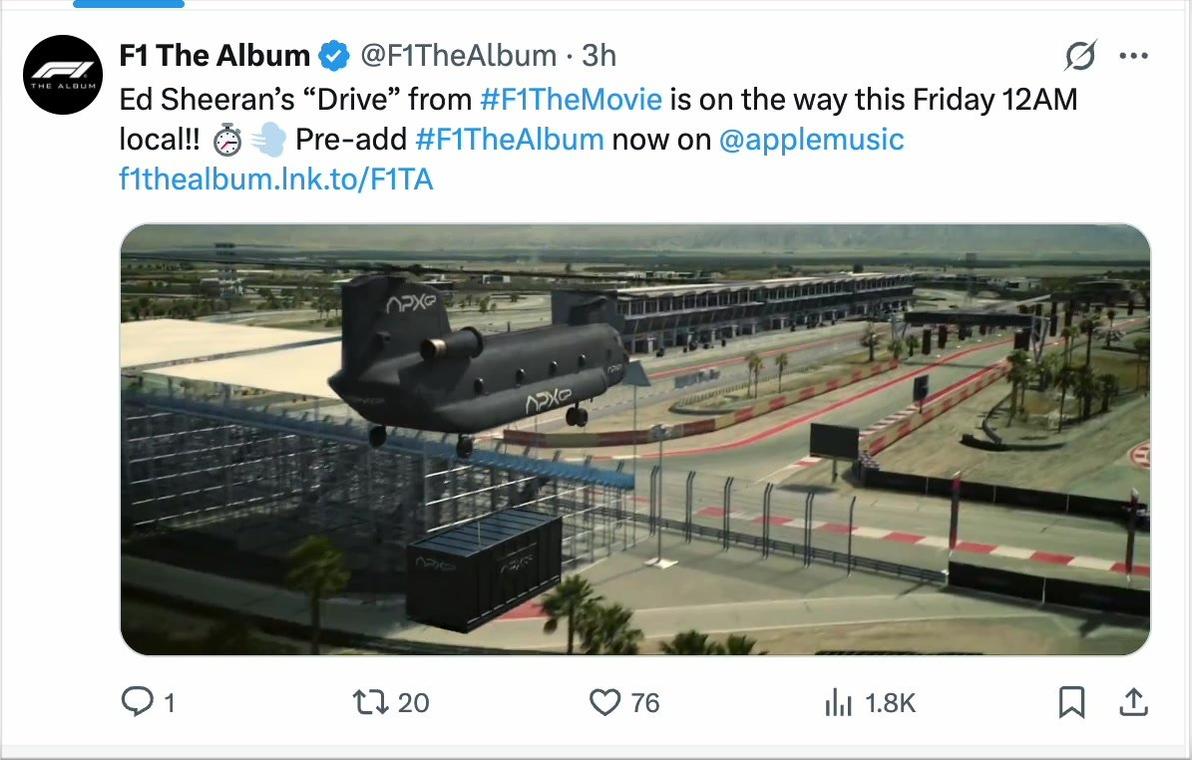 Expensify F1 The Album X Video Post 2