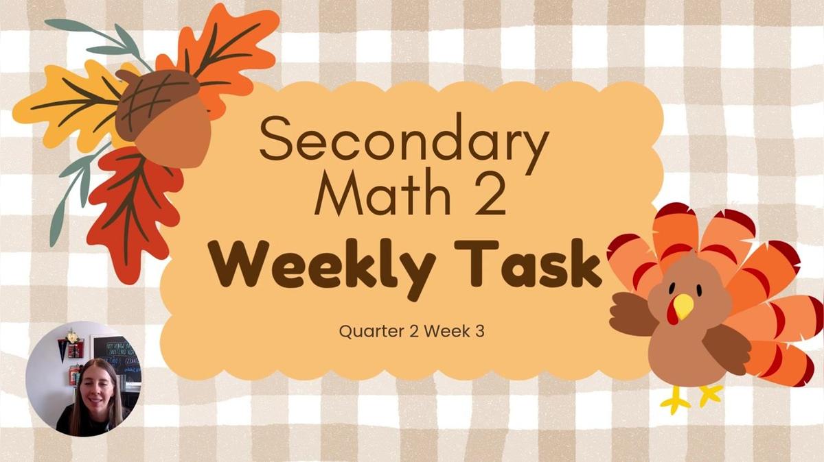 Scholes SM2 Q2 W3 Weekly Task