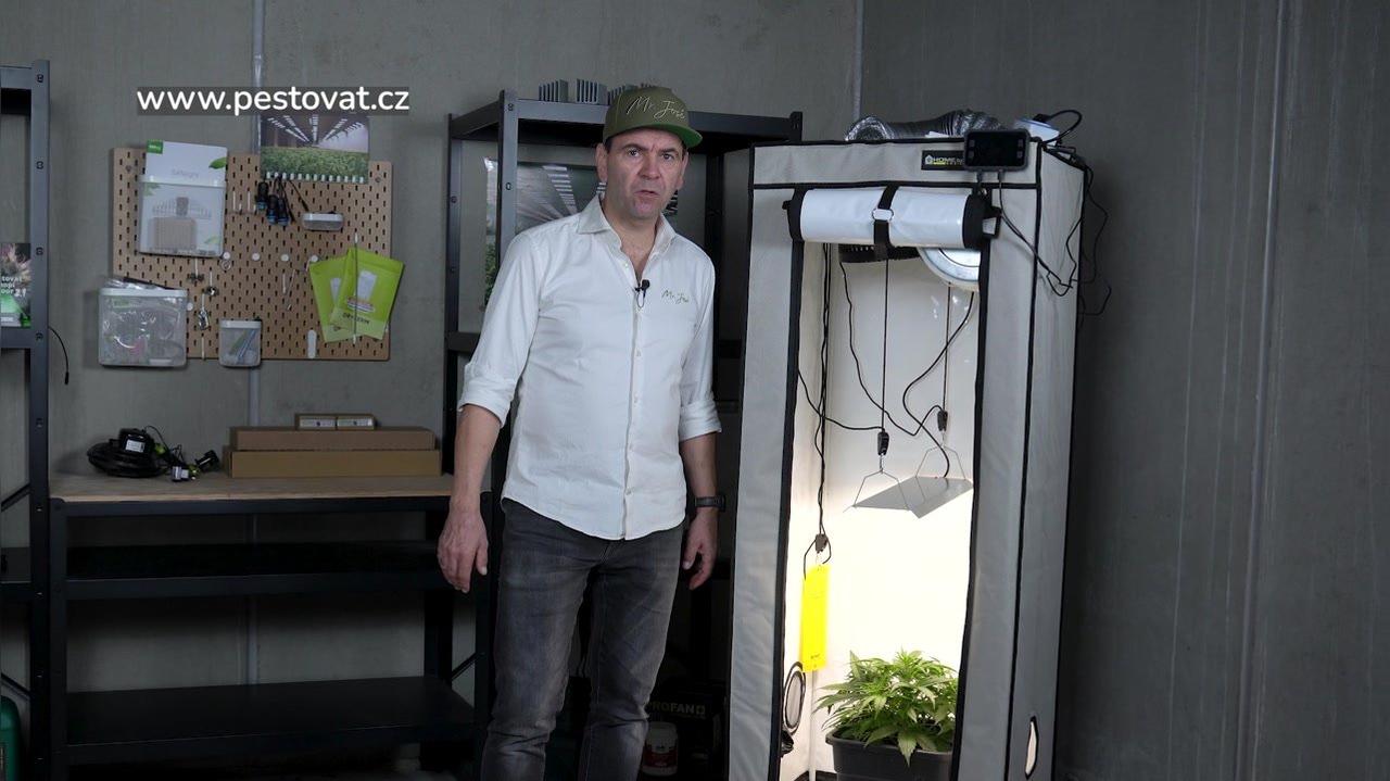 Pěstební set pro jednu kytku 60x60 – 187 W