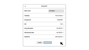 BBOB03 – Creating ACH Batch Templates
