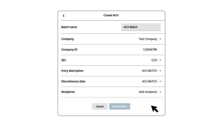 BBOB03 – Creating ACH Batch Templates
