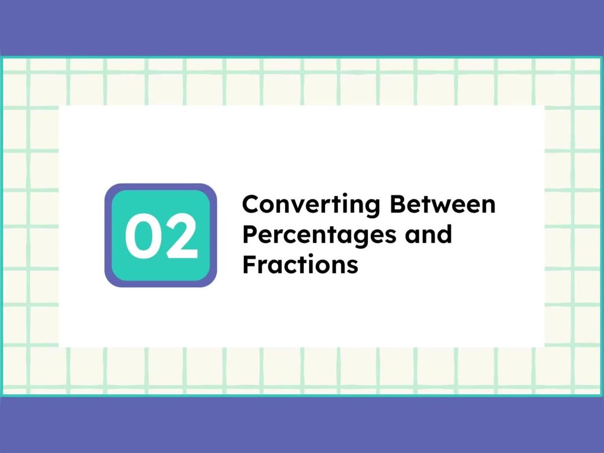 2.10 Converting Percentages Decimals and Fractions - SMR-2