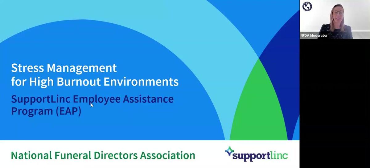Stress Management for High Burnout Environments Webinar 