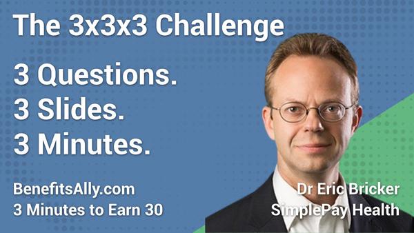SimplePay Health - 3x3x3 Challenge with Dr. Eric Bricker