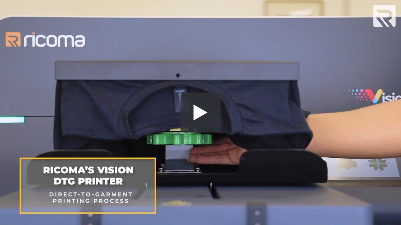 Vision DTG Printer - DTG Process | Ricoma