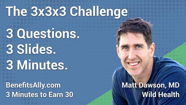 Wild Health - 3x3x3 Challenge with Matt Dawson, MD