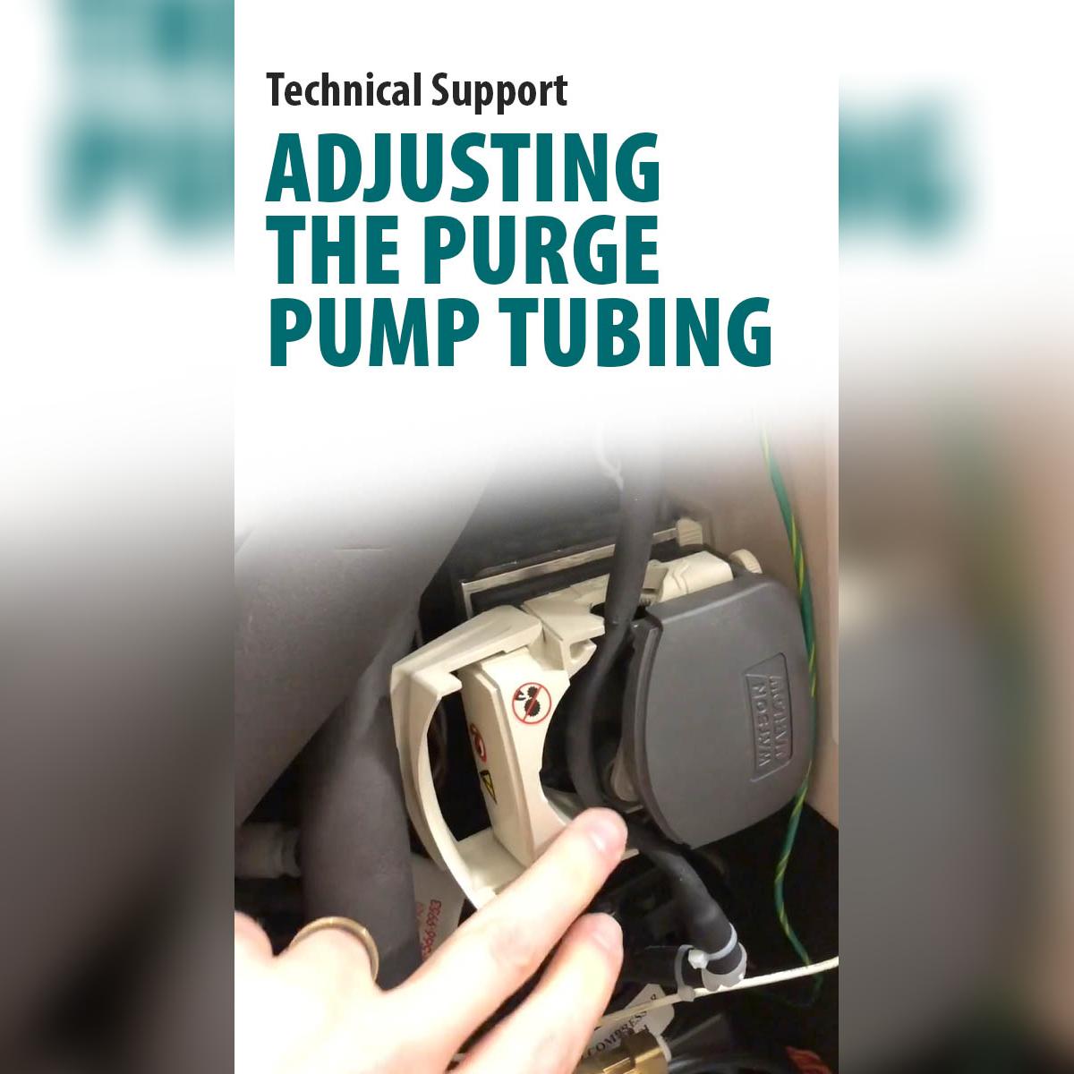 Adjusting the Purge Pump tubing [66-4022]