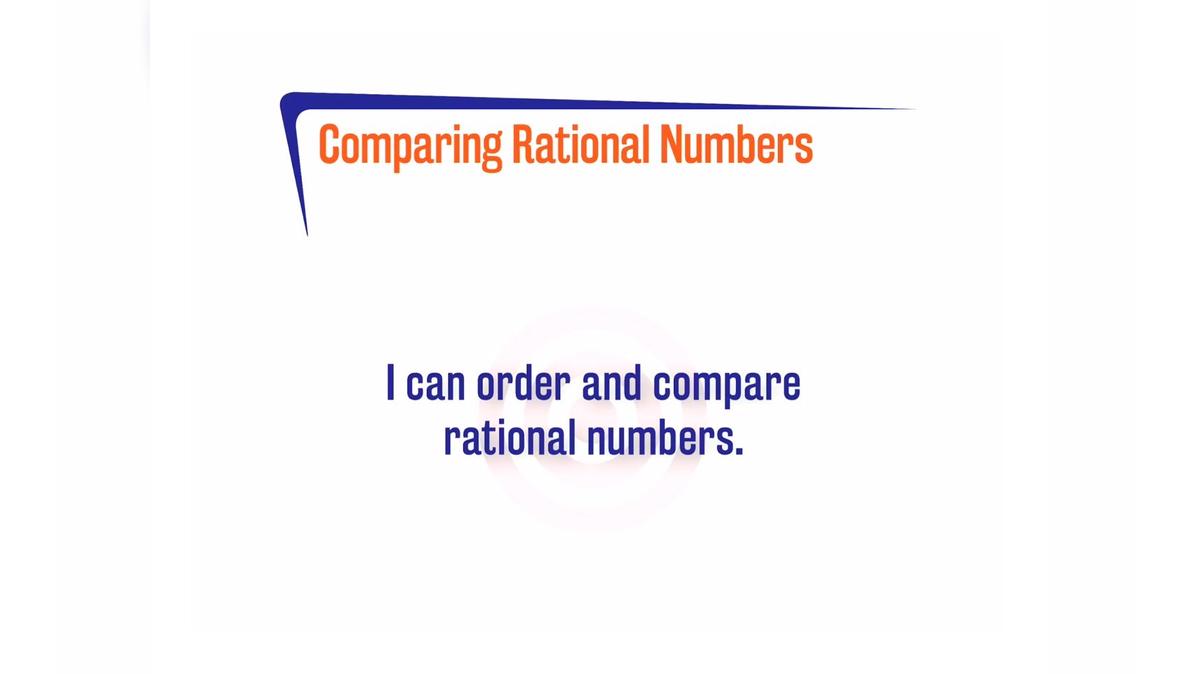 ORSP 1.7.2 Comparing Rational Numbers