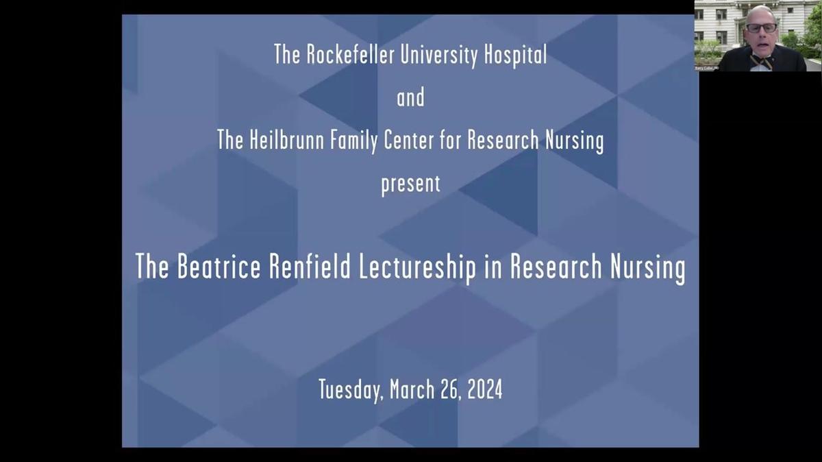 The 2024 Beatrice Renfield Lectureship in Research Nursing: Mental Health and the Effects of Inequity