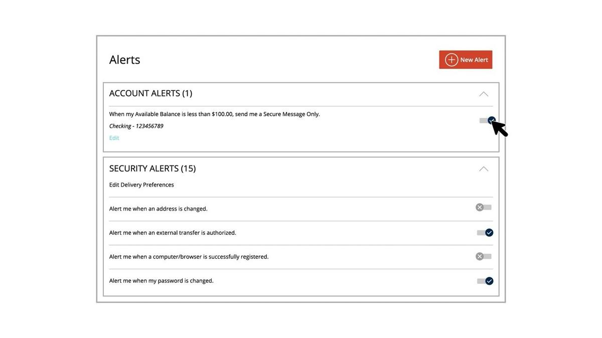 Bell Bank: Online Banking Alerts